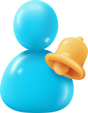 Mavi kauçuk ördek, beyaz arka planda 3 boyutlu.