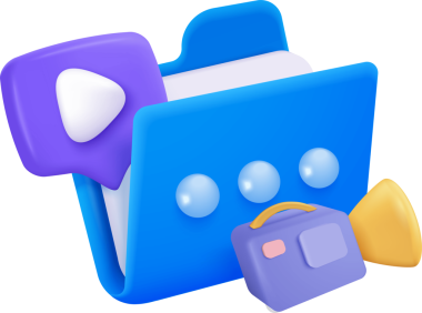 3 boyutlu mavi bir kutu, bir şapka, bir hediye ve mavi bir fiyonk, bir logo veya simge sembolü.