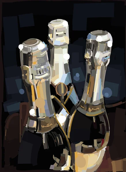 Champagner. — Vector de stock