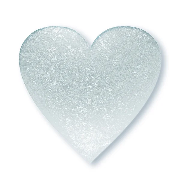 Bevroren hart, 3d illustratie — Stockfoto