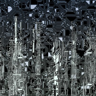 Elektronik arka plan deseni