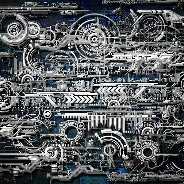 Teknik olarak elektronik arka plan