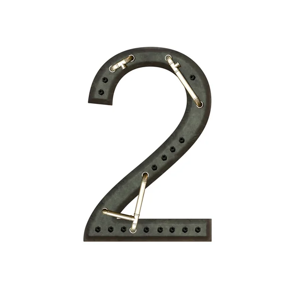 Número tecnicamente, 2 — Fotografia de Stock