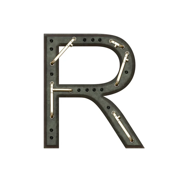 技術的には、r の文字がアルファベット — ストック写真