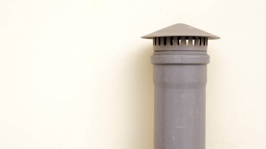 Plastik havalandırma borusu. Havalandırma borusu fotoğrafı için pratik PVC yağmur örtüsü