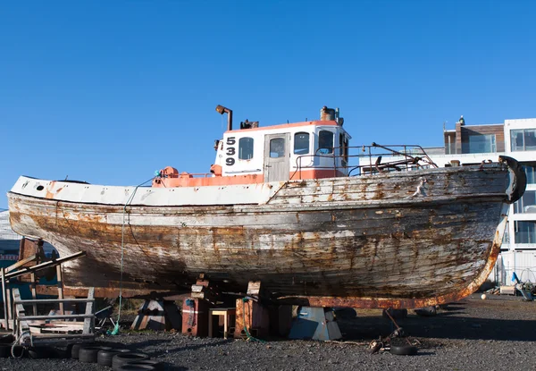 Lateral view of a wreck Royalty Free Stock Photos