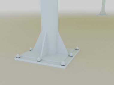 Mekanizmalı çift güneşliğin 3d görüntülemesi.