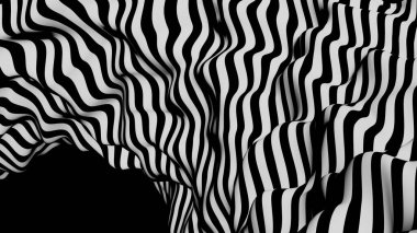 Hatlar karışmış. Dalga bir çarpıtma etkisidir. Optik yanılsama. Çizgiler ya da arka planda dalgalı çarpıtma etkisi. Arazi yanılsaması.