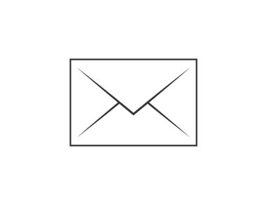 Şeffaf arkaplanda posta simgesi. Mesaj sembolü gönder. E- posta posta posta posta simgesi. Ana harf vektörü. Basit düz dizaynlı posta kutusu işareti. Gelen kutusu zarfı. Vektör EPS 10.