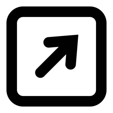 Sembolü paylaş. Bağlantı çizimi. Taslak hisse tabelaları. Kare şeklinde ok. Şeffaf pictogram