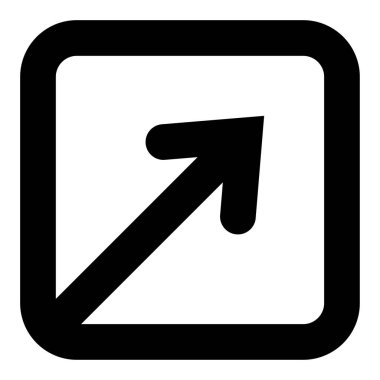 Sembolü paylaş. Bağlantı çizimi. Taslak hisse tabelaları. Kare şeklinde ok. Şeffaf pictogram