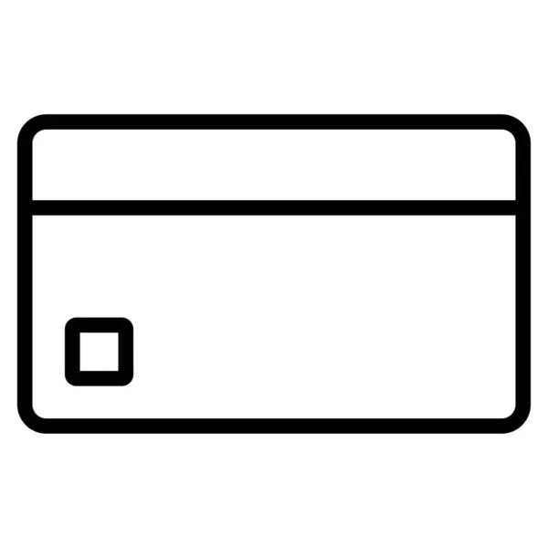 Transparent Kreditkort Kort — Stock vektor