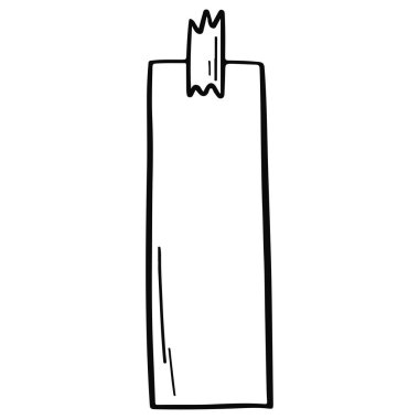 Robot resimdeki not kağıdı. Karalama kağıdında saydam bir not. El çizimi not sayfası. Karalamalı not kağıdı.