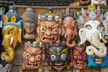 Nepal giftshop maskeli