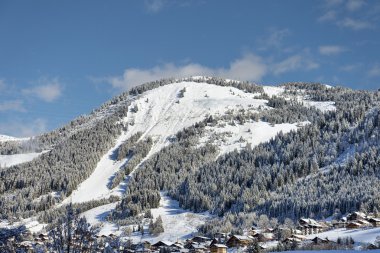 Alpine ski resort Sea view