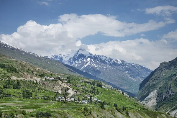 Mountain village view — Stock Photo, Image