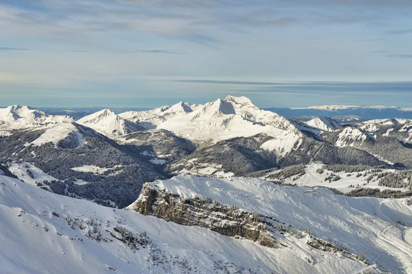 Winterliche Alpenlandschaft — Stockfoto