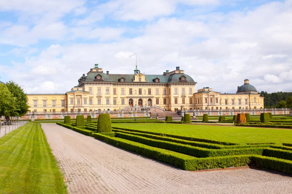 Zadní pohled Drottningholm — Stock fotografie