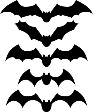 vektör paketi yarasalar