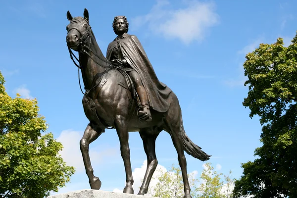 Statue Queen Elizabeth — Stock Photo, Image