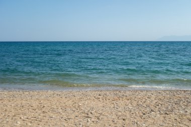 Yunanistan 'da güzel bir sahil