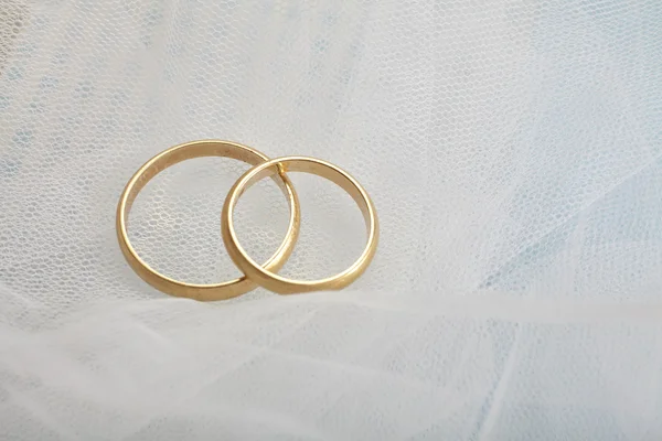 Wedding rings photo — Stock Photo, Image