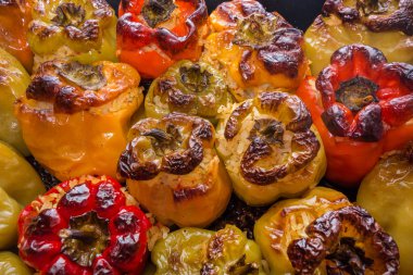 Gemista, gıda arka plan