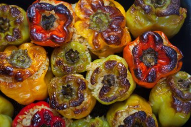 Gemista. Gıda arka plan