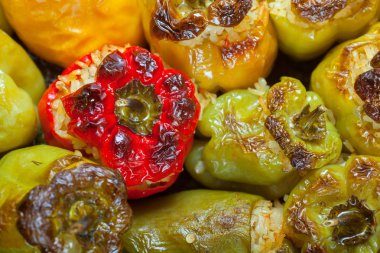 Gemista. Gıda arka plan