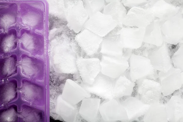 Hintergrund mit Eiswürfeln — Stockfoto