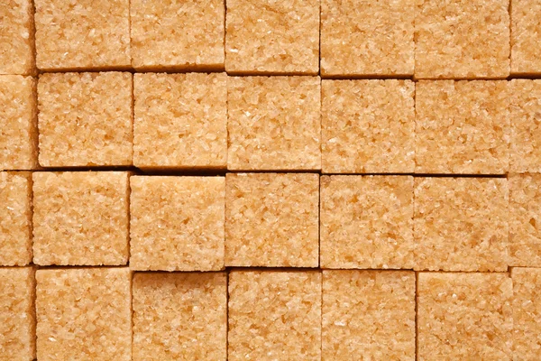 Brown sugar cubes — Zdjęcie stockowe