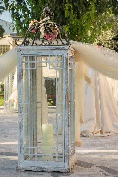 Wedding decoration outside — Stock Photo, Image