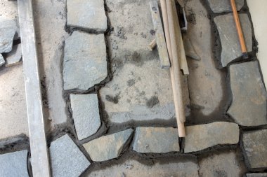 Bina süreci yakın çekim