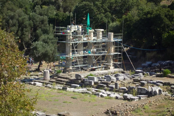 Templet av de stora gudarna på Samothrake — Stockfoto