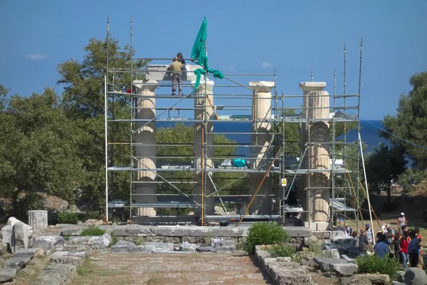 Templet av de stora gudarna på Samothrake — Stockfoto