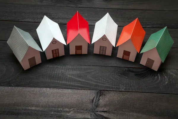 Simbolo casa - Case in miniatura — Foto Stock