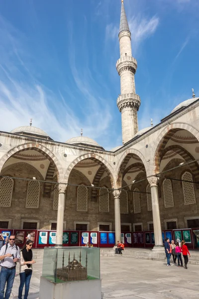 Blue mosque miniature — Stock Photo, Image