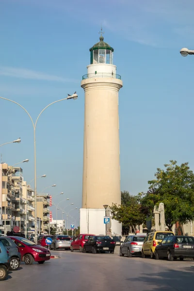 Fyrtårnet i Alexandroupolis by – stockfoto