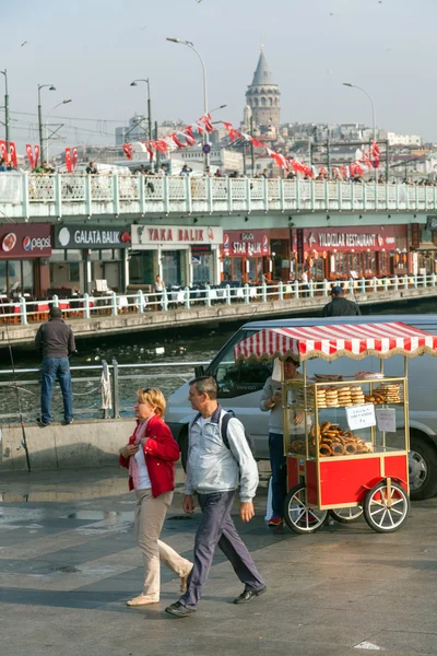 Most Galata — Zdjęcie stockowe