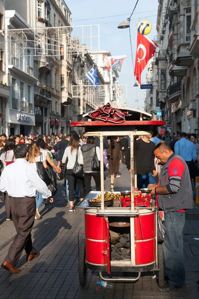 Taksim Istiklal-straat — Stockfoto