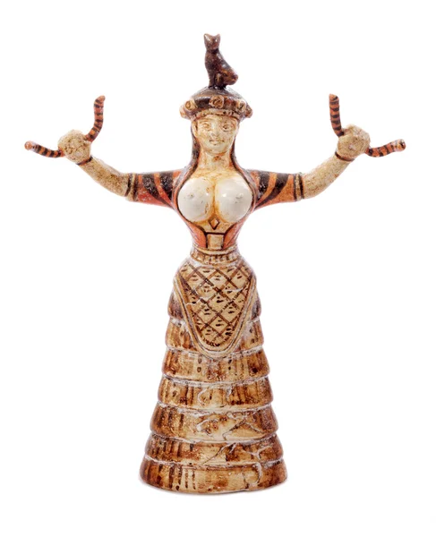 Minoan Snake Goddess — Stock Photo, Image