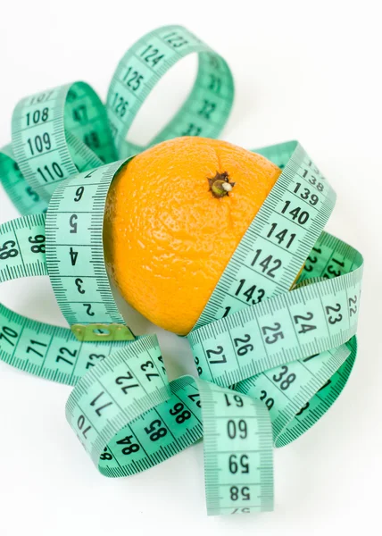 Metre şerit kıvrık ve mandarine 