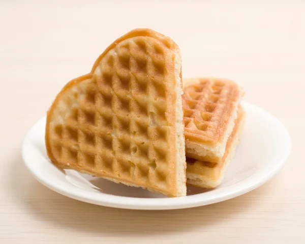 Cookie closep in the form of heart — Stock Photo, Image