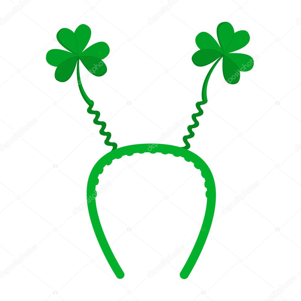 Vector head band for St. Patrick's Day.