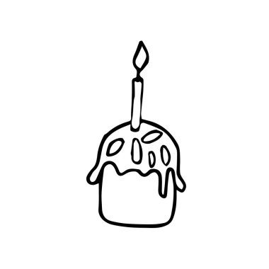 Yanan mumlu Paskalya pastası