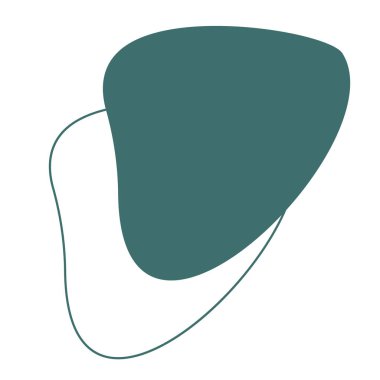 Beyaz arkaplanda izole edilmiş yeşil rengin vektör biçimi. Kartvizitlerin, davetiyelerin, kartpostalların tasarımı için.