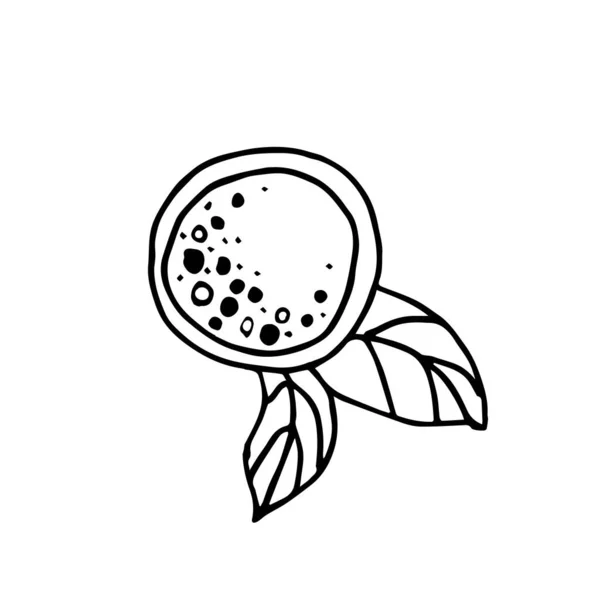 Vektor Becher Mit Schwarzem Tee Auf Weißem Hintergrund Von Oben — Stockvektor