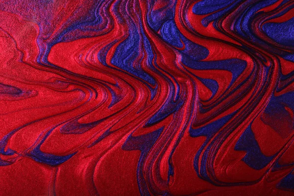 Poziome Czerwone Niebieskie Błyszczące Abstrakcyjne Tło Make Concept Beautiful Plamy — Zdjęcie stockowe