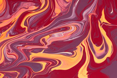 Çok renkli, sessiz, pembe ve menekşe rengi diş minesi soyut arka plan. Makyaj konsepti, güzel sıvı tırnak törpüsü lekeleri. Sıvı sanat, dökme teknikleri. Dijital dekor kadar iyi, boşluğu kopyala..