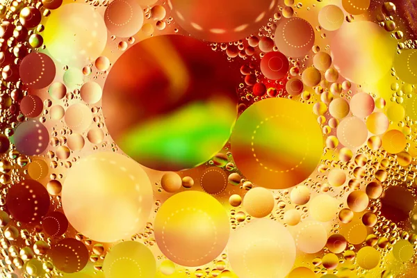 Разноцветный Абстрактный Фон Круглыми Пузырьками Поверхности Воды Концепция Макияжа Хорошо — стоковое фото
